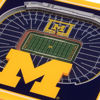 Picture of YouTheFan NCAA Michigan Wolverines 3D StadiumView Coasters - Michigan Stadium 4" x 4"