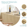 Picture of Veblandy Faux Linen Rectangle Tablecloth Waterproof 60x84 inch Table Cloth Stain and Wrinkle Resistant Washable, Decorative Fabric Table Cover for Dining, Kitchen, Wedding and Parties, Coffee