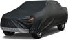 Picture of Kayme 7 Layers Truck Cover Waterproof All Weather, Heavy Duty Outdoor Pickup Cover Sun Rain Uv Protection, Universal Fit (Length Up to 220 inch) M+.Black