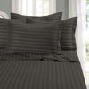 Picture of Elegant Comfort Softest and Coziest 4-Piece Sheet Set - 1500 Premium Hotel Quality Microfiber - Luxurious Wrinkle Resistant 4-Piece Damask Stripe Bed Sheet Set, Twin XL, Grey