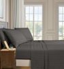Picture of Elegant Comfort Softest and Coziest 4-Piece Sheet Set - 1500 Premium Hotel Quality Microfiber - Luxurious Wrinkle Resistant 4-Piece Damask Stripe Bed Sheet Set, Twin XL, Grey