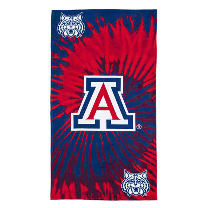 Picture of Northwest NCAA Arizona Wildcats Unisex-Adult Beach Towel, 30" x 60", Psychedelic