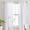 Picture of IFELS Heavy Duty Curtain Rods for Windows 66 to 120 Inch, 1 Inch Adjustable Gold Curtain Rod with Easy Installation and Modern Design,Wall Mount (A1,Gold,30-120")