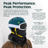 Picture of Retrospec Comstock Ski & Snowboard Helmet for Adults - Durable ABS Shell, Protective EPS Foam & 10 Cooling Vents - Adjustable Fit for Men & Women - Winter Sports, Matte Sprucestone, Small 51-54cm