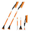 Picture of EcoNour 43" Ice Scrapers for Car Windshield Extendable | 3 Parts Detachable Telescopic Snow Brush for Car, Trucks, SUV | Long Snow Scraper with Brush | Car Winter Accessories (2 Pack)