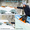 Picture of EcoNour 43" Ice Scrapers for Car Windshield Extendable | 3 Parts Detachable Telescopic Snow Brush for Car, Trucks, SUV | Long Snow Scraper with Brush | Car Winter Accessories (2 Pack)