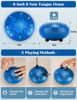 Picture of [2024 Newest] Steel Tongue Drum: 6 Inch 8 Notes Rain Drum for Outdoor Use, Hang Drum Instrument, Handpan Drum for Kids, Sound Healing Meditation (Sky Blue)