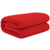 Picture of Cotton Paradise Oversized Bath Sheet, 100% Cotton 40x80 Clearance Bath Towel Sheet, Turkish Extra Large Bath Towel for Bathroom, Red Bathsheet