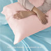 Picture of Bedsure King Size Pillow Cases Set of 2, Rayon Derived from Bamboo Pink Pillowcase, Cooling Pillow Cases for Hot Sleepers, Soft & Silky Pillow Covers with Envelope Closure, Gifts, 20x36 Inches