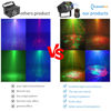 Picture of Enjoyedled DJ Disco Stage Party Lights - Northern Laser Light Effect RGB Led Sound Activated Strobe Lighting with Remote Control for Indoor Birthday Halloween Karaoke Club KTV