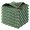 Picture of Homaxy 100% Cotton Terry Kitchen Dish Cloths, Ultra Soft and Absorbent Dish Towels for Kitchen, Suitable for Drying and Washing Dishes, 6 Pack, 12 x 12 Inches, Grass Green