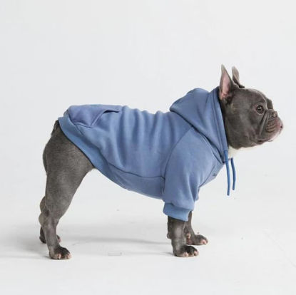 Picture of Spark Paws Dog Hoodie - Premium Quality, Buttery Soft, Superior Comfort and Fit, Calming Fleece Interior, Suitable for All Breeds - Slate Blue - Large