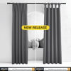 Picture of NICETOWN 100% Blackout Curtains with Black Liners, Thermal Insulated Full Blackout 2-Layer Lined Drapes, Noise Cancellation Window Draperies for Dining Room (Grey, 2 Panels, 52-inch W by 54-inch L)