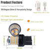 Picture of iBrightstar 7443 LED Bulb Amber, 7440 LED Turn Signal Bulbs Super Bright for Rear Front Blinker Lights Daytime Running Lights, 2 Pack