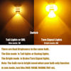 Picture of iBrightstar 7443 LED Bulb Amber, 7440 LED Turn Signal Bulbs Super Bright for Rear Front Blinker Lights Daytime Running Lights, 2 Pack