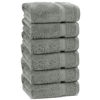Picture of Chakir Turkish Linens | Hotel & Spa Quality 100% Cotton Premium Turkish Towels | Soft & Absorbent (6-Piece Hand Towels, Gray)
