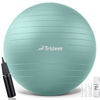 Picture of Trideer Yoga Ball - Exercise Ball for Workout pilates Stability - Anti-Burst and Slip Resistant for physical therapy, Birthing, Stretching & Core Workout, Office Ball Chair, Flexible Seating, Home Gym