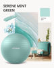 Picture of Trideer Yoga Ball - Exercise Ball for Workout pilates Stability - Anti-Burst and Slip Resistant for physical therapy, Birthing, Stretching & Core Workout, Office Ball Chair, Flexible Seating, Home Gym