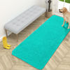 Picture of OLANLY Dog Door Mat for Muddy Paws 59x24, Absorbs Moisture and Dirt, Absorbent Non-Slip Washable Mat, Quick Dry Chenille, Mud Mat for Dogs, Entry Indoor Door Mat for Inside Floor, Teal