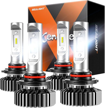 Picture of SEALIGHT 9005 9006 Fog Light with 10 Mins Plug and Play, Non-polarity, Wider Driving Vision, Fog Light, Pack of 4