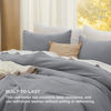 Picture of Bedsure Queen Size Comforter Set, Grey Soft Prewashed Bedding for All Seasons, 3 Pieces Warm Down Alternative Bed Set, 1 Lightweight Comforter (90"x90") and 2 Pillowcases (20"x26")