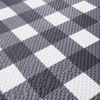 Picture of PU MEI Sherpa Blanket Fleece Throw Blanket Full Queen Plaid Thick Bed Blanket, Soft Warm Cozy Throw Blanket Dark Grey Checkered Throw Blanket 80"*90"