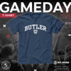 Picture of Campus Colors Adult Arch & Logo Soft Style Gameday T-Shirt (Butler Bulldogs - Navy, Large)