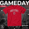 Picture of Campus Colors NCAA Adult Gameday Cotton T-Shirt - Premium Quality - Semi-Fitted Style - Officially Licensed Product (Ohio State Buckeyes - Red, X-Large)