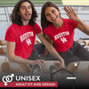 Picture of Campus Colors NCAA Adult Gameday Cotton T-Shirt - Premium Quality - Semi-Fitted Style - Officially Licensed Product (Houston Cougars - Red, XX-Large)