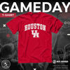 Picture of Campus Colors NCAA Adult Gameday Cotton T-Shirt - Premium Quality - Semi-Fitted Style - Officially Licensed Product (Houston Cougars - Red, XX-Large)