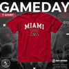 Picture of Campus Colors NCAA Adult Gameday Cotton T-Shirt - Premium Quality - Semi-Fitted Style - Officially Licensed Product (Miami Redhawks - Red, Medium)