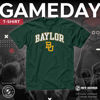Picture of Campus Colors NCAA Adult Gameday Cotton T-Shirt - Premium Quality - Semi-Fitted Style - Officially Licensed Product (Baylor Bears - Team Color, Medium)