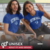 Picture of Campus Colors NCAA Adult Gameday Cotton T-Shirt - Premium Quality - Semi-Fitted Style - Officially Licensed Product (Seton Hall Pirates - Royal, X-Large)