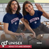 Picture of Campus Colors NCAA Adult Gameday Cotton T-Shirt - Premium Quality - Semi-Fitted Style - Officially Licensed Product (UCONN Huskies - Navy, Small)