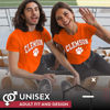 Picture of Campus Colors NCAA Adult Gameday Cotton T-Shirt - Premium Quality - Semi-Fitted Style - Officially Licensed Product (Clemson Tigers - Orange, XX-Large)