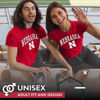 Picture of Campus Colors NCAA Adult Gameday Cotton T-Shirt - Premium Quality - Semi-Fitted Style - Officially Licensed Product (Nebraska Cornhuskers - Red, X-Large)