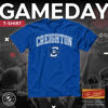 Picture of Campus Colors NCAA Adult Gameday Cotton T-Shirt - Premium Quality - Semi-Fitted Style - Officially Licensed Product (Creighton Bluejays - Royal, XX-Large)