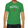 Picture of Campus Colors NCAA Adult Gameday Cotton T-Shirt - Premium Quality - Semi-Fitted Style - Officially Licensed Product (Marshall Thundering Herd - Green, Medium)