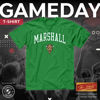 Picture of Campus Colors NCAA Adult Gameday Cotton T-Shirt - Premium Quality - Semi-Fitted Style - Officially Licensed Product (Marshall Thundering Herd - Green, Medium)