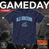 Picture of Campus Colors NCAA Adult Gameday Cotton T-Shirt - Premium Quality - Semi-Fitted Style - Officially Licensed Product (Old Dominion Monarchs - Navy, Small)