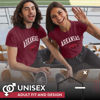 Picture of Campus Colors NCAA Adult Gameday Cotton T-Shirt - Premium Quality - Semi-Fitted Style - Officially Licensed Product (Arkansas Razorbacks - Cardinal, Medium)