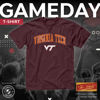 Picture of Campus Colors NCAA Adult Gameday Cotton T-Shirt - Premium Quality - Semi-Fitted Style - Officially Licensed Product (Virginia Tech Hokies - Maroon, XX-Large)