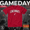Picture of Campus Colors NCAA Adult Gameday Cotton T-Shirt - Premium Quality - Semi-Fitted Style - Officially Licensed Product (Cincinnati Bearcats - Red, X-Large)