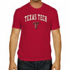 Picture of Campus Colors NCAA Adult Gameday Cotton T-Shirt - Premium Quality - Semi-Fitted Style - Officially Licensed Product (Texas Tech Red Raiders - Red, Small)