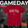 Picture of Campus Colors NCAA Adult Gameday Cotton T-Shirt - Premium Quality - Semi-Fitted Style - Officially Licensed Product (Texas Tech Red Raiders - Red, Small)