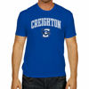 Picture of Campus Colors NCAA Adult Gameday Cotton T-Shirt - Premium Quality - Semi-Fitted Style - Officially Licensed Product (Creighton Bluejays - Royal, Medium)