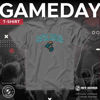 Picture of Campus Colors NCAA Adult Gameday Cotton T-Shirt - Premium Quality - Semi-Fitted Style - Officially Licensed Product (Coastal Carolina Chanticleers - Graphite, X-Large)