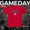 Picture of Campus Colors NCAA Adult Gameday Cotton T-Shirt - Premium Quality - Semi-Fitted Style - Officially Licensed Product (Arizona Wildcats - Red, Small)