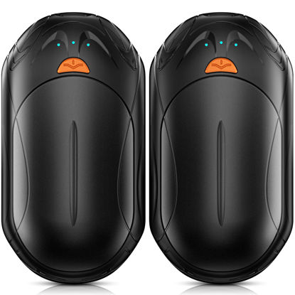 Picture of AI Hand Warmers Rechargeable 2 Pack,6000mAh Rechargeable Hand Warmer,20Hrs Long Heating Electric Hand Warmer,Portable Pocket Heater,Pocket Size Hand Warmer, Gifts for Christmas,Camping,Hunting