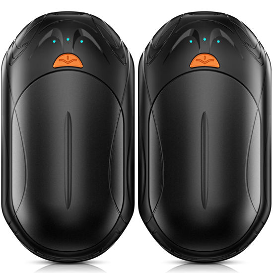 Picture of AI Hand Warmers Rechargeable 2 Pack,6000mAh Rechargeable Hand Warmer,20Hrs Long Heating Electric Hand Warmer,Portable Pocket Heater,Pocket Size Hand Warmer, Gifts for Christmas,Camping,Hunting